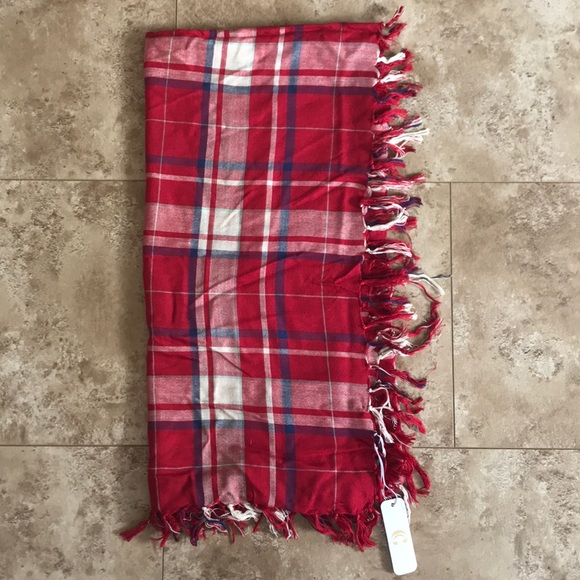 NWT Charming Charlie Plaid Scarf - Picture 1 of 3